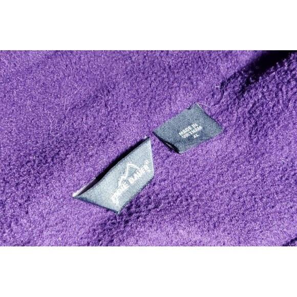 Eddie Bauer XL Purple Fleece Jacket – Full Zip, Pockets, Holland Embroidery - Picture 7 of 15